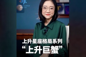 星盘终身运：#财富 、事业、感情格局（上升巨蟹座）